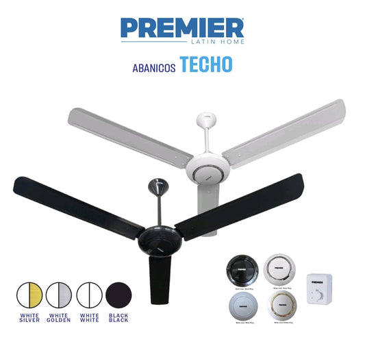 Abanicos de techo, marca Premier.
